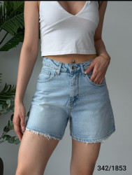 Шорты джинсовые женские WOMAN DENIM оптом 03569428 1853-25