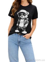 Футболка, Riza оптом 238 чорний