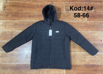 Куртки зимові (темно сині) БАТАЛ чоловічі оптом