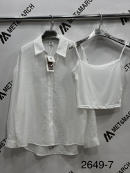 Рубашки женские (2-ка) оптом 93248615 2649-7-140