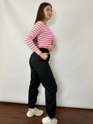 Штани жіночі (чорний) оптом ZEFIRCHIK