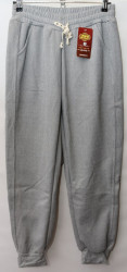 Спортивные штаны женские БАТАЛ на меху оптом 43958261 SY008-36