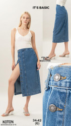 Юбки джинсовые женские ITS BASIC оптом 05813274 2790-1-21