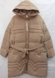 Куртки зимние женские БАТАЛ оптом 92368574 8806-24