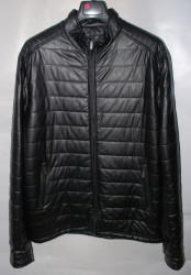 Куртки кожзам мужские FUDIAO БАТАЛ (black) оптом 34706589 866  -65
