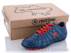 Футбольная обувь, Restime оптом DW020261-1 navy-red