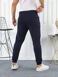 Спортивні штани чоловічі (темно-синій) оптом 2BRO  