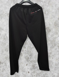 Спортивні штани чоловічі БАТАЛ (чорний) оптом  