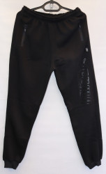 Спортивные штаны мужские на флисе (black) оптом 15739680 03-10