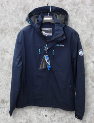 Куртки демисезонные мужские AUDSA БАТАЛ (темно-синий) оптом 63149572 VA23090-7-118