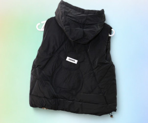 Жилетки подростковые (черный) оптом 31508762 14-161