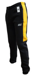 Спортивные штаны юниор на флисе (black) оптом 38479612 02-10
