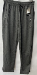 Спортивные штаны мужские БАТАЛ (gray) оптом 47803621 7068-8