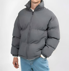 Куртки зимние мужские (графит) оптом 20541389 0544-4