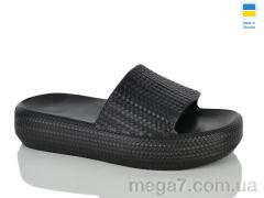 Шлепки, DeMur оптом W678 чорний