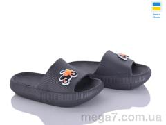 Шлепки, Inblue оптом 022 сірий