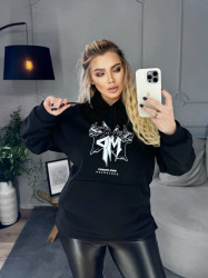 Худи женские на флисе оптом 73908145 754-107