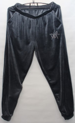 Спортивные штаны женские БАТАЛ на флисе  оптом 07213948 01-6