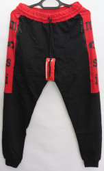 Спортивные штаны мужские (black) оптом 87293605 01-9