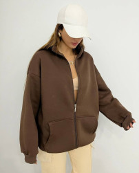 Спортивные кофты женские на флисе оптом 64052971 7068-68