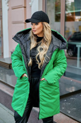 Куртки зимові жіночі БАТАЛ оптом Dembitska