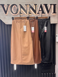 Юбки женские (чёрные) оптом 56971823 7019-29