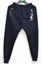 Спортивные штаны мужские (темно-синий) оптом 42867039 012-8