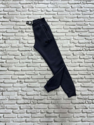 Спортивные штаны мужские на флисе (темно-синий) оптом 15406879 801-7