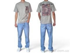 Футболка, I8denim оптом 90580 gri