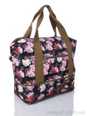 Сумка, Superbag оптом 8016 black-pink