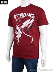 Футболка, BIG оптом 3707-122-2 bordo