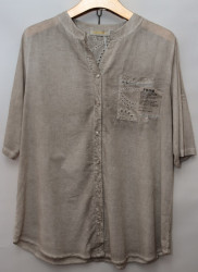 Рубашки женские БАТАЛ оптом 75431208 19708-6-12