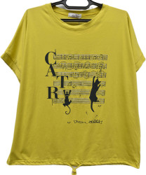 Футболки женские БАТАЛ оптом 81954320 298-121