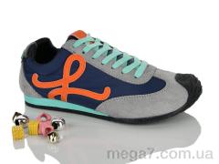 Кроссовки, Violeta оптом B2990-10 grey-blue