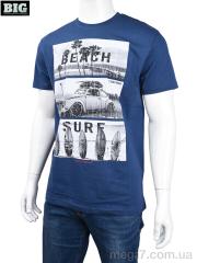 Футболка, BIG оптом 3707-0078-1 blue