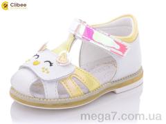 Босоножки, Clibee-Apawwa оптом Світ взуття	 Z838 white-yellow