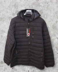 Куртки демисезонные мужские БАТАЛ (черный) оптом QQN 87915360 2329-10