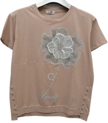 Футболки женские БАТАЛ оптом 14937065 768-283