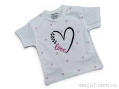 Футболка, Kids-modnik оптом 2613 молочний