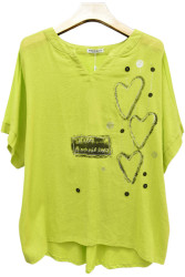 Футболки женские БАТАЛ оптом 63297058 9599-1