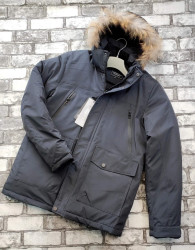 Куртки зимние мужские (серый) оптом Китай 53460829 03-11