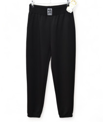 Спортивные штаны женские (черный) оптом BLACK CYCLONE 02591637 KW-056-16