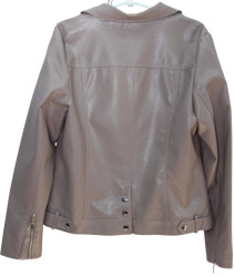 Куртки кожзам жіночі БАТАЛ оптом --