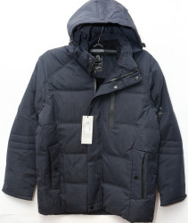 Куртки зимние мужские БАТАЛ (темно синий) оптом 12648705 8817-8