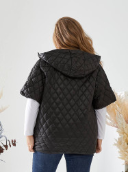 Жилетки жіночі БАТАЛ (чорний) оптом