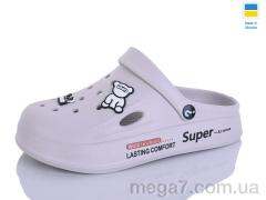Шлепки, Progress оптом Олімп Ж108 св.сірий