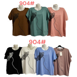 Футболки женские БАТАЛ оптом 13084927 904-105