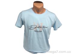 Футболка, TurkishBrend оптом C002 блакитний