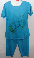 Ночные пижамы женские БАТАЛ оптом 28051947 30-190