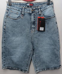 Шорты джинсовые женские RELUCKY БАТАЛ оптом 19857264 SL0374-5